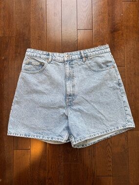 Zara High Waisted Denim Jean Shorts